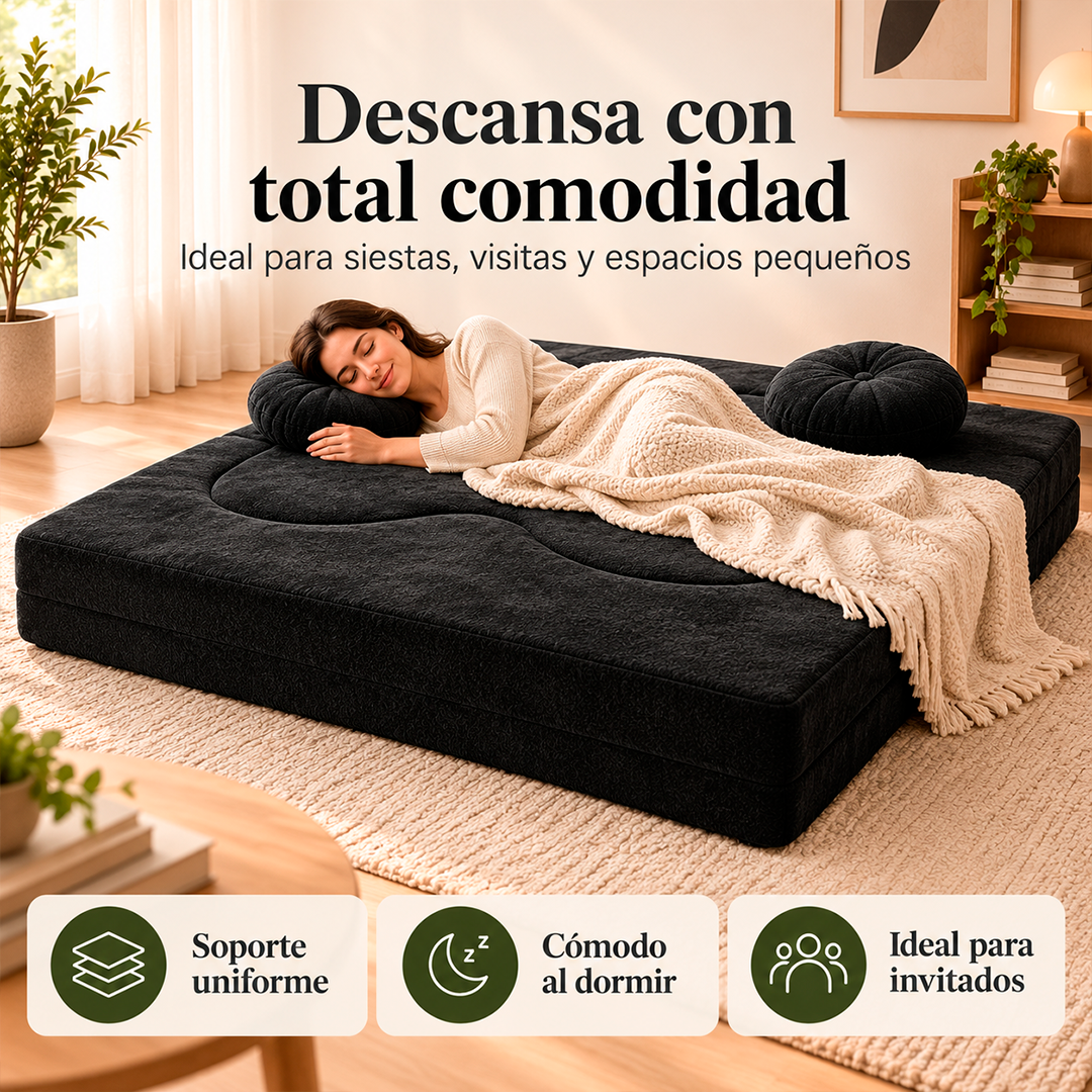 Sofá Convertible en Cama 2 En 1