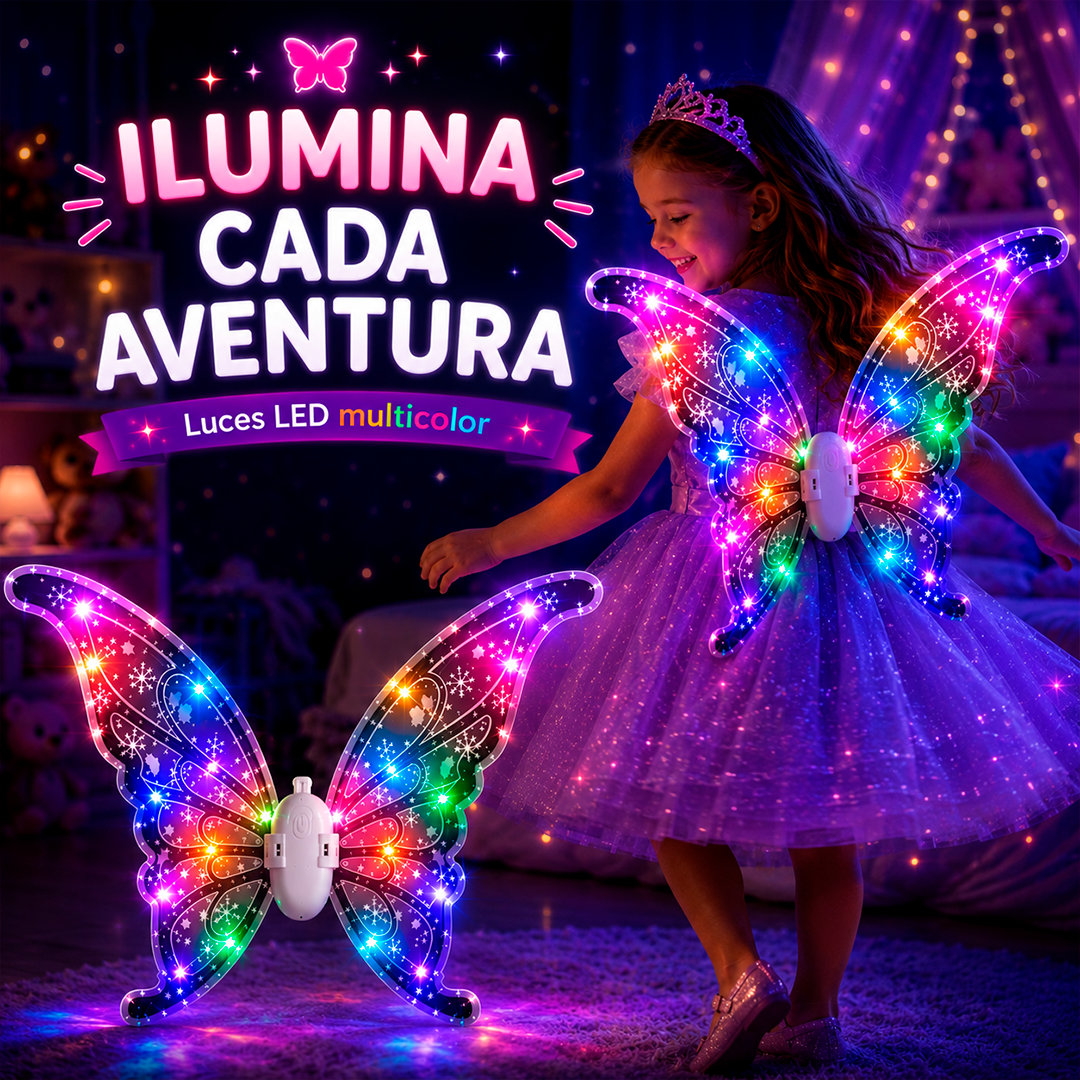Alas Mágicas con Luces, Música y Movimientos