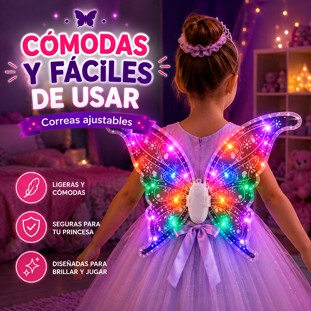 Alas Mágicas con Luces, Música y Movimientos