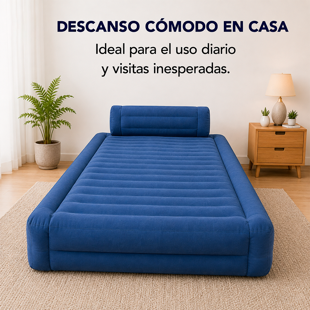 Cama Inflable Premium con Bomba Incorporada
