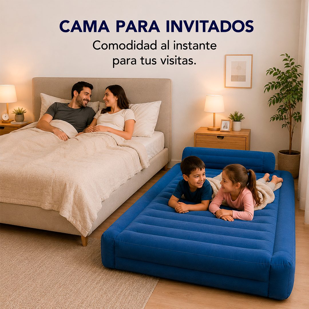 Cama Inflable Premium con Bomba Incorporada