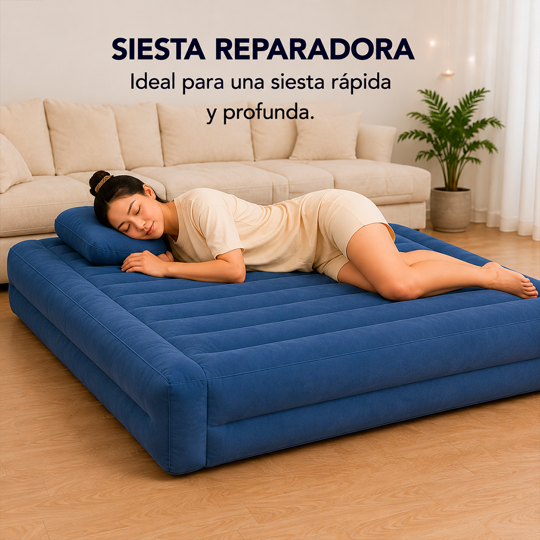 Cama Inflable Premium con Bomba Incorporada