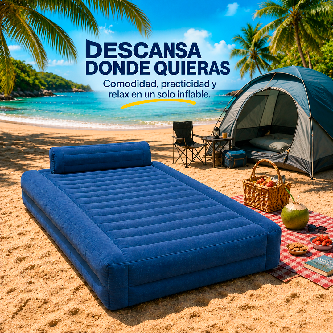 Cama Inflable Premium con Bomba Incorporada