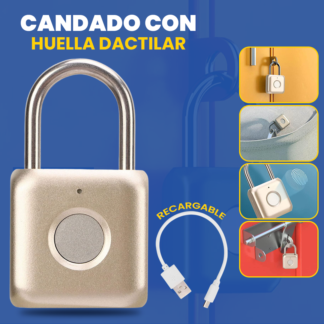 Candado con Huella Dactilar
