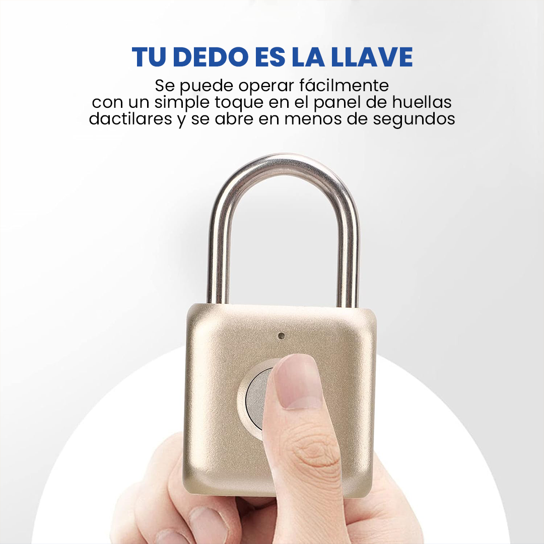 Candado con Huella Dactilar