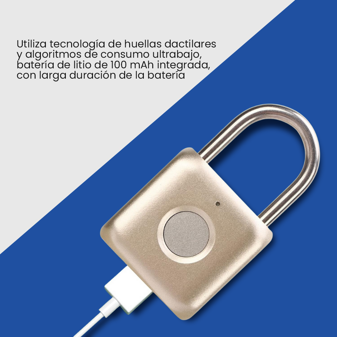 Candado con Huella Dactilar