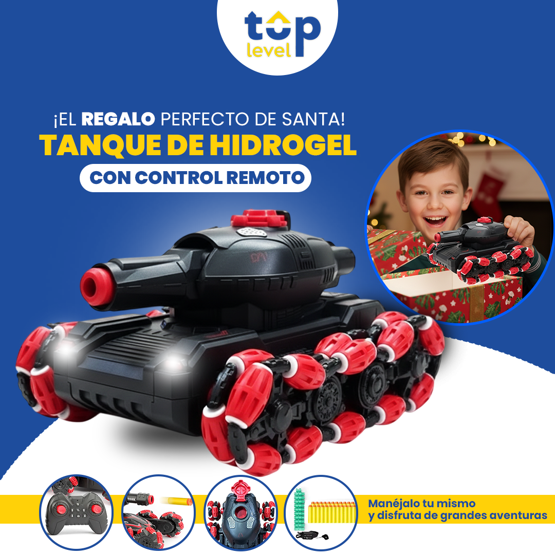 Tanque 4x4 Lanzador de Balas de Hidrogel