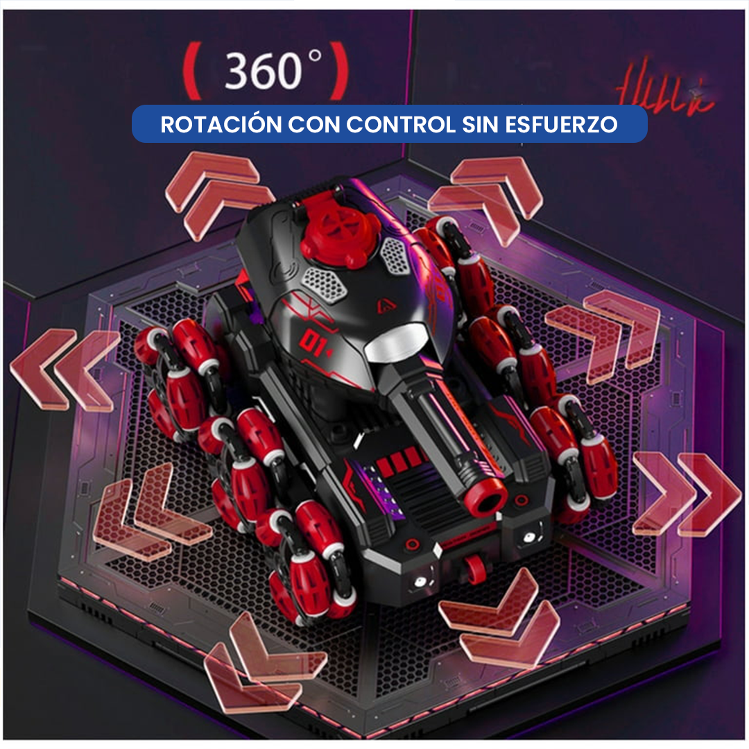 Tanque 4x4 Lanzador de Balas de Hidrogel