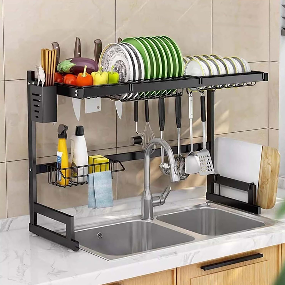 Escurridor de Trastos de Acero Inoxidable