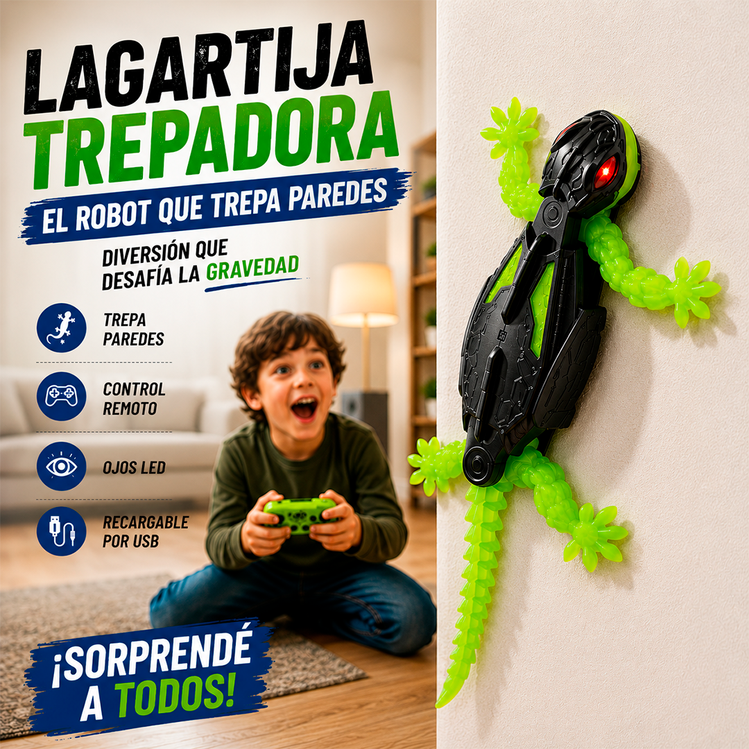 Lagartija Trepadora a Control Remoto