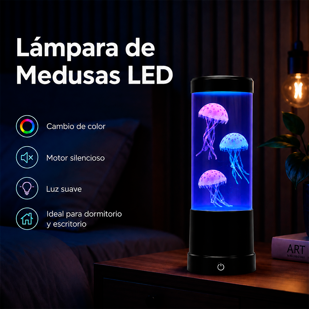Lámpara LED de Medusas