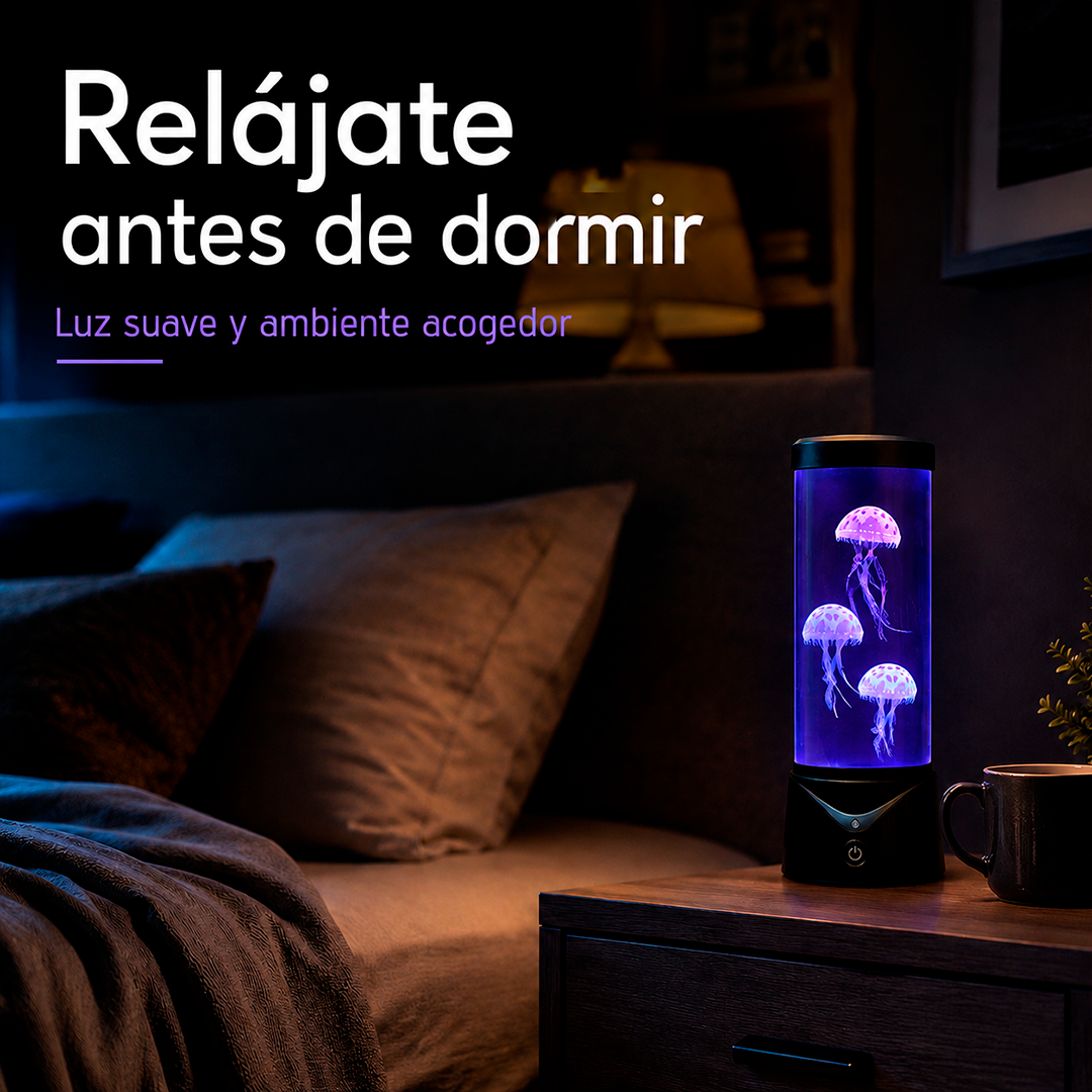 Lámpara LED de Medusas