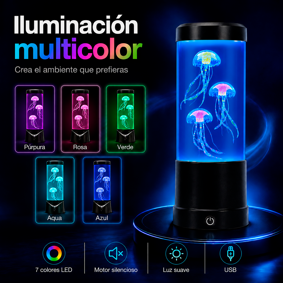 Lámpara LED de Medusas