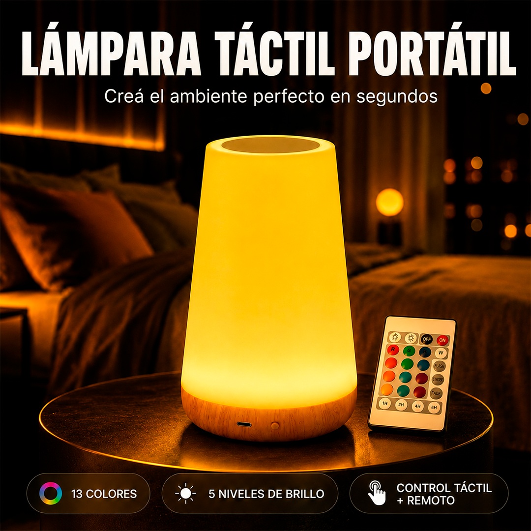 Lámpara Táctil Portátil de 360°