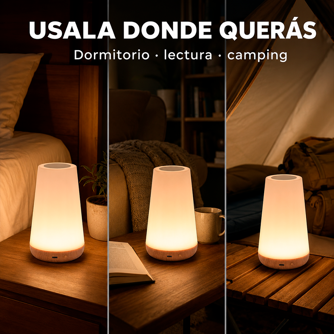 Lámpara Táctil Portátil de 360°