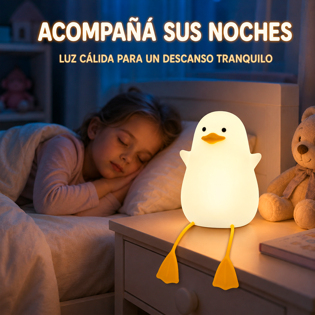 Lámpara Táctil de Patito 2 en 1