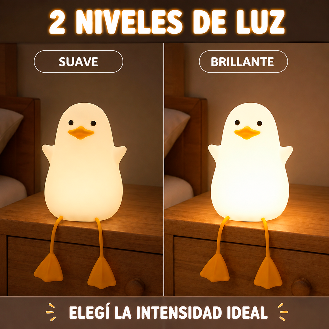Lámpara Táctil de Patito 2 en 1