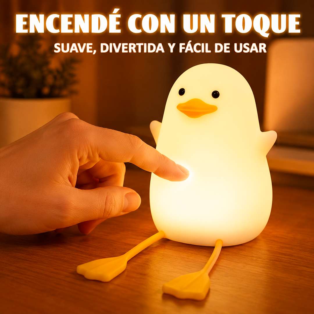 Lámpara Táctil de Patito 2 en 1