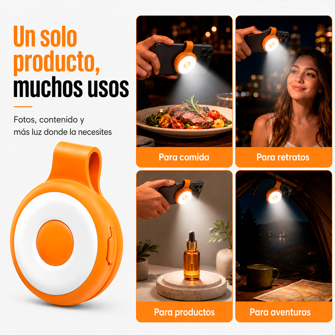 Flash Magnético LED para Teléfono