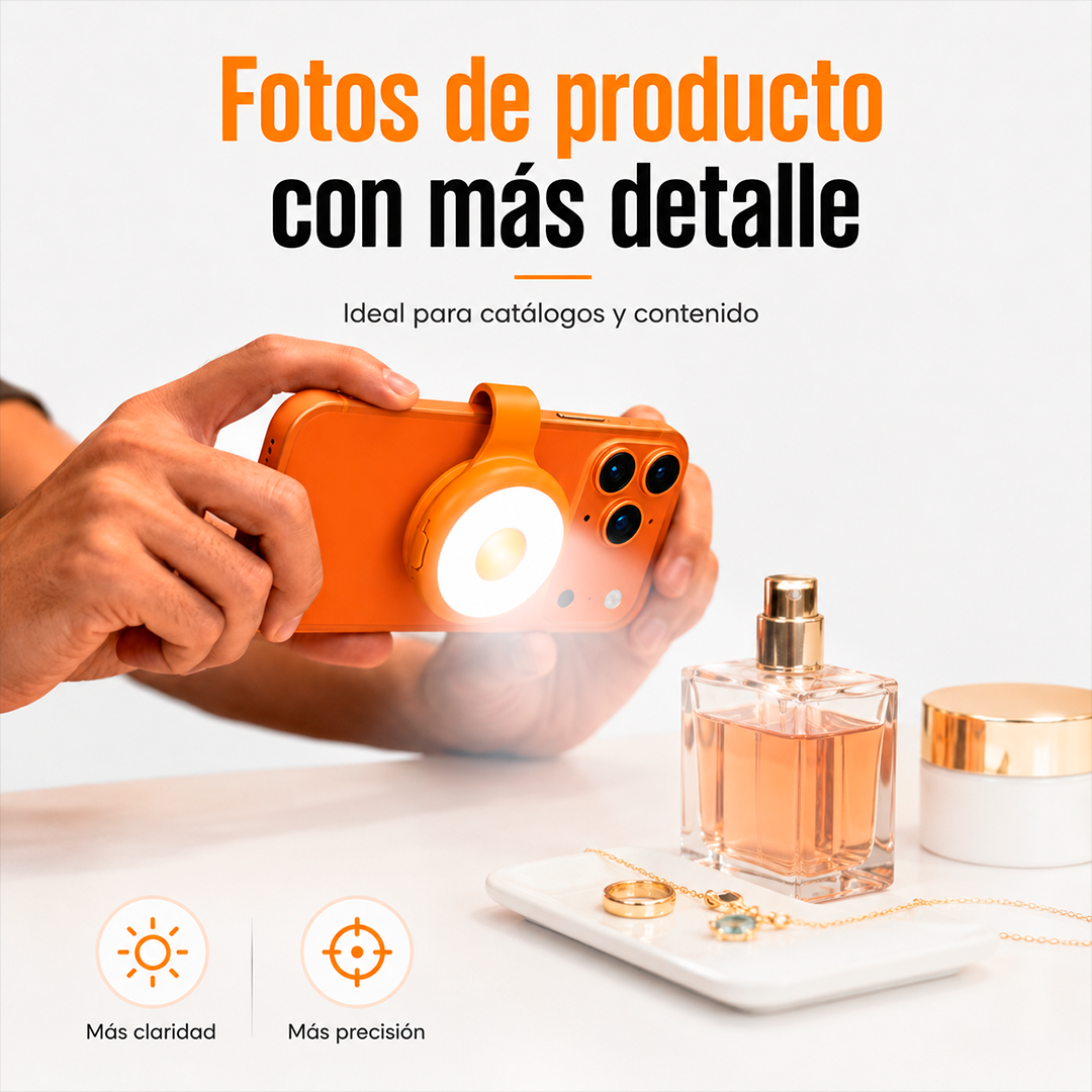 Flash Magnético LED para Teléfono