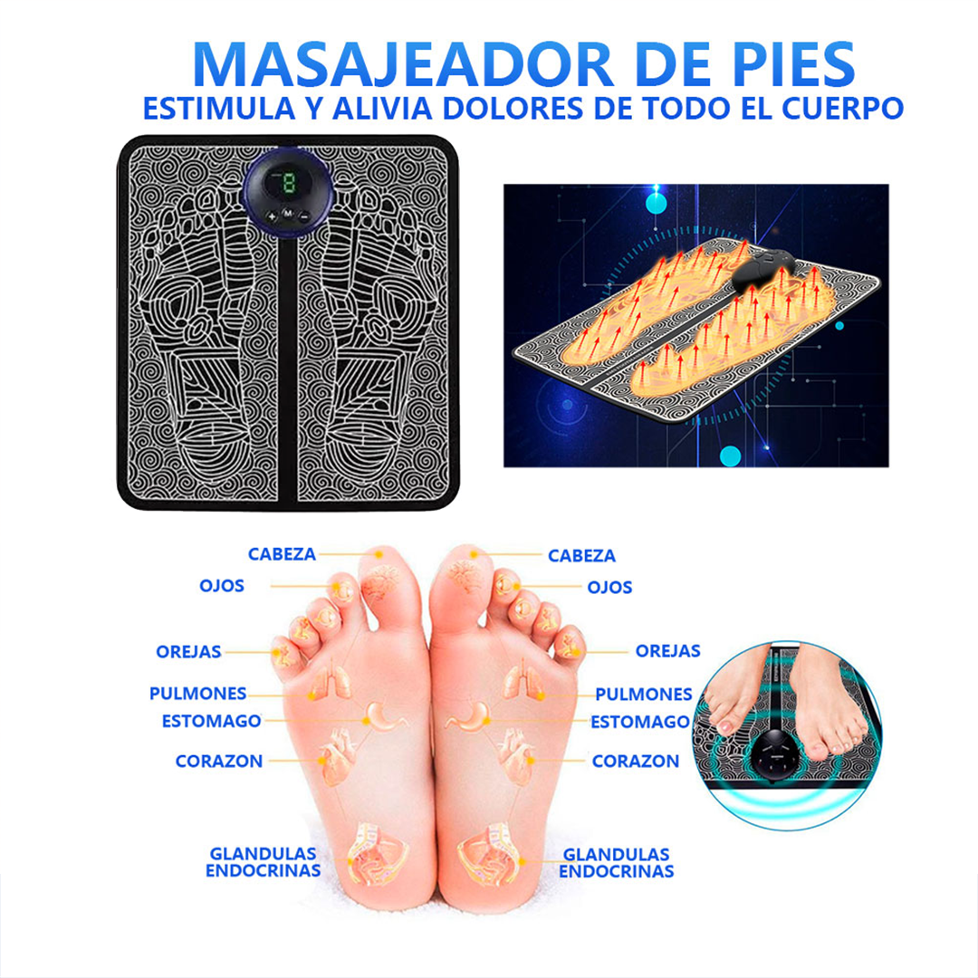 Tapete Masajeador Eléctrico para Pies