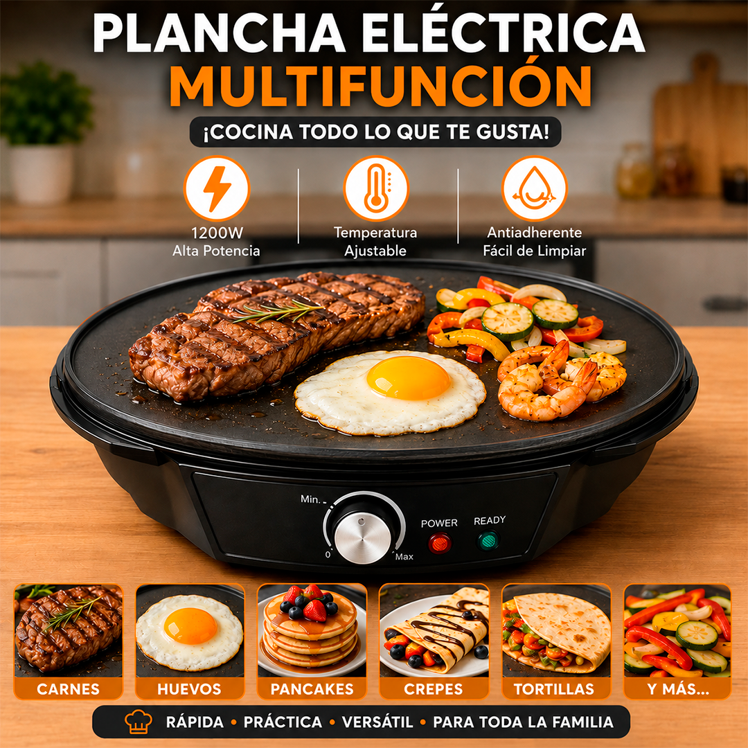 Plancha Eléctrica Multiusos