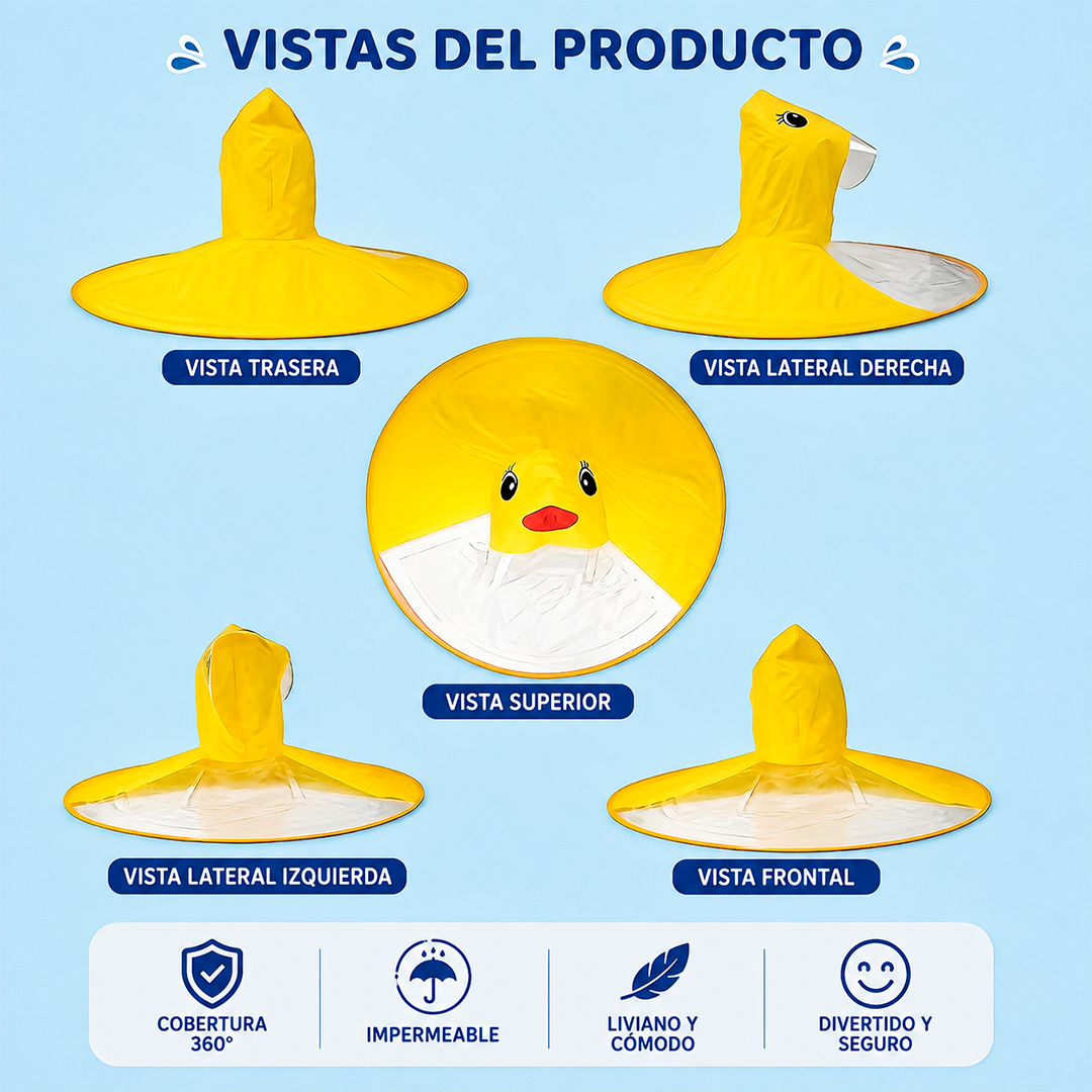 Ponchito Impermeable 360° de Pato