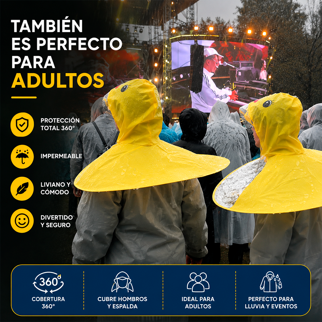 Ponchito Impermeable 360° de Pato