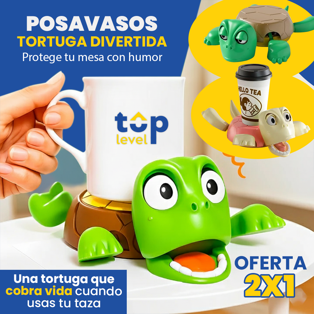 Posavasos de Tortuga - OFERTA 2X1