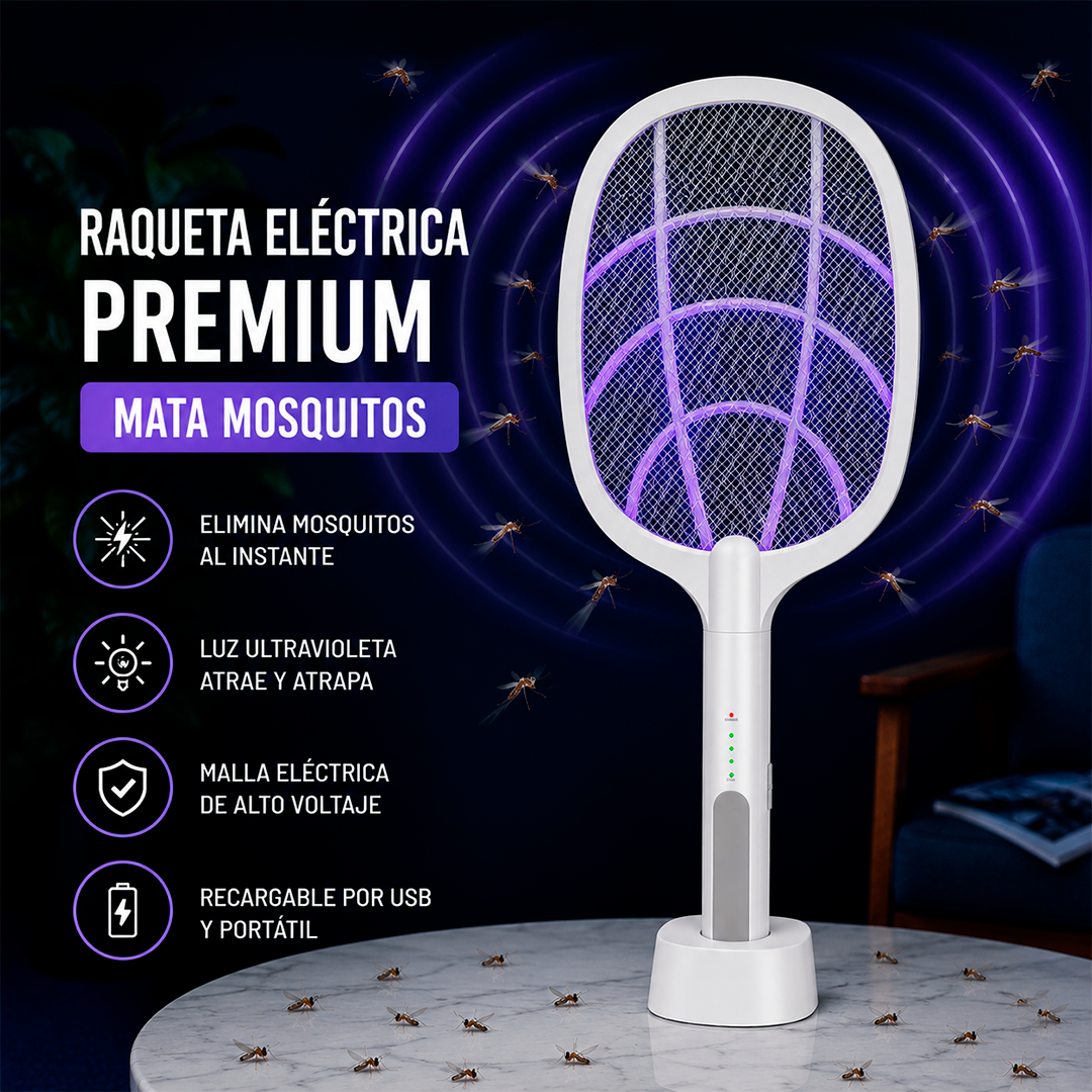 Raqueta Matamosquitos Eléctrico PREMIUM