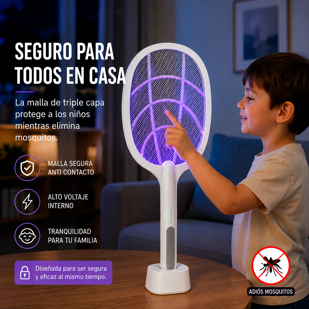Raqueta Matamosquitos Eléctrico PREMIUM
