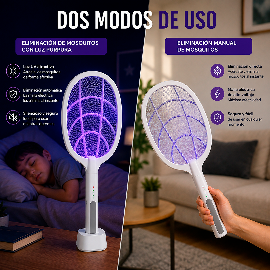 Raqueta Matamosquitos Eléctrico PREMIUM