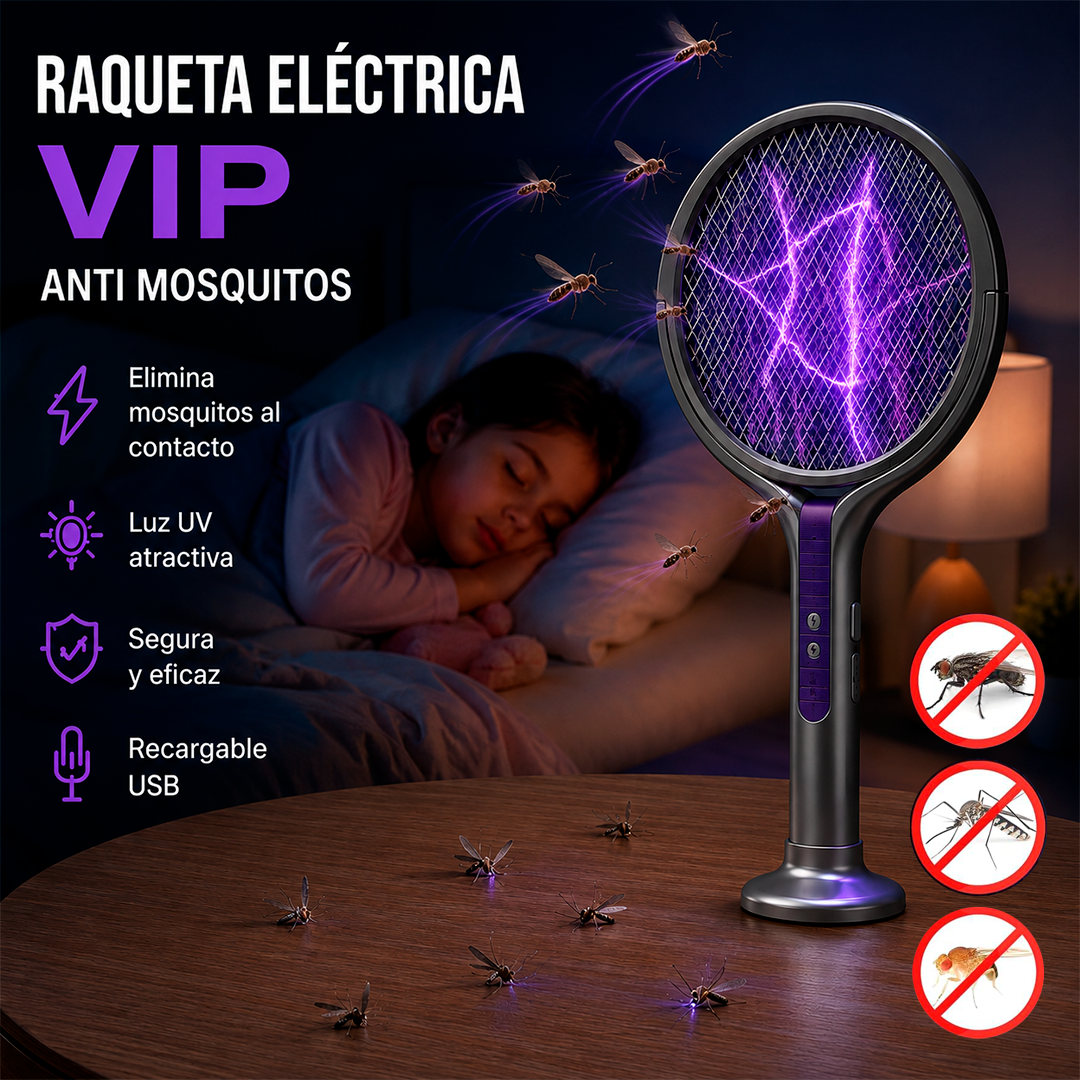 Raqueta Eléctrica VIP para Zancudos