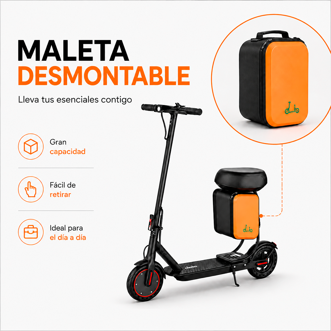 Scooter Eléctrico con Maleta