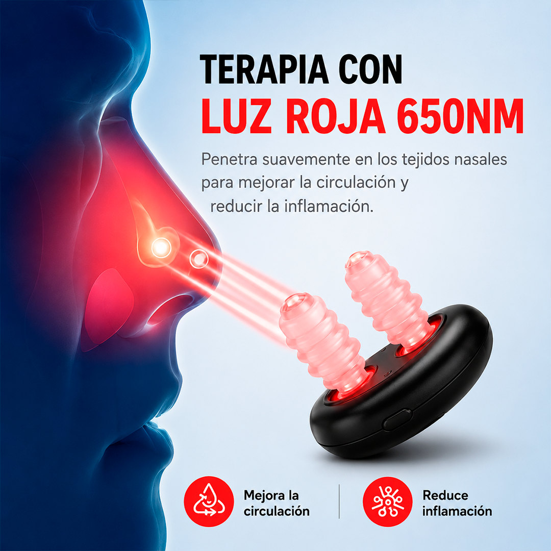 Dispositivo LED Para Sinusitis y Rinitis