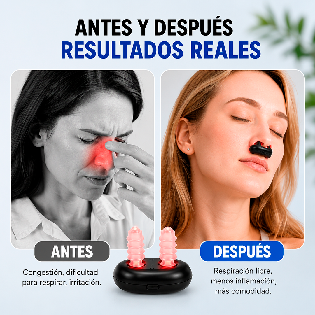 Dispositivo LED Para Sinusitis y Rinitis