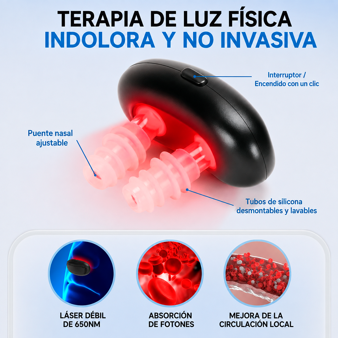 Dispositivo LED Para Sinusitis y Rinitis