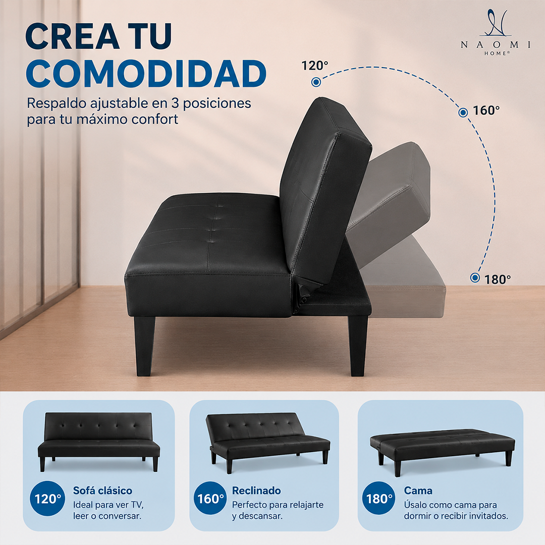 Sofá Cama Convertible 3en1