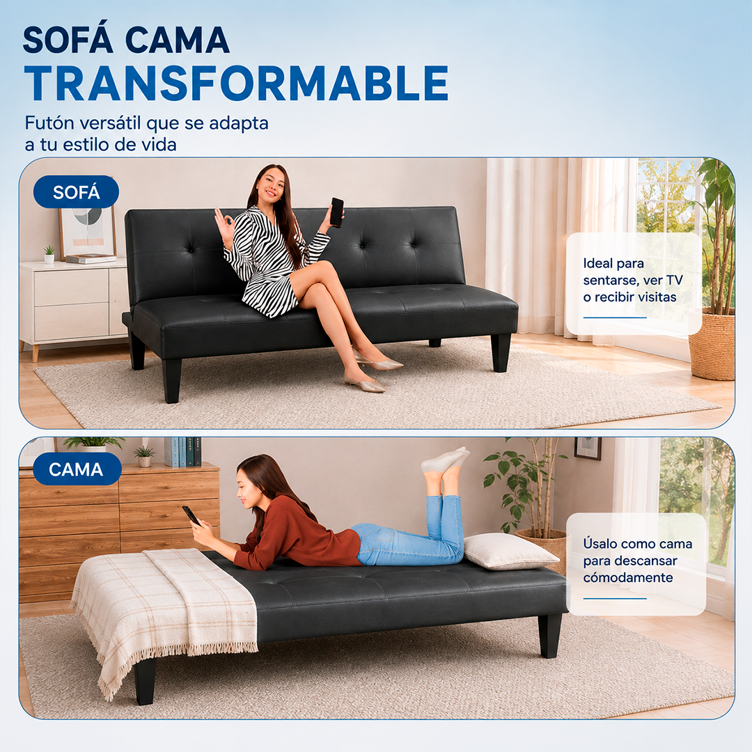 Sofá Cama Convertible 3en1