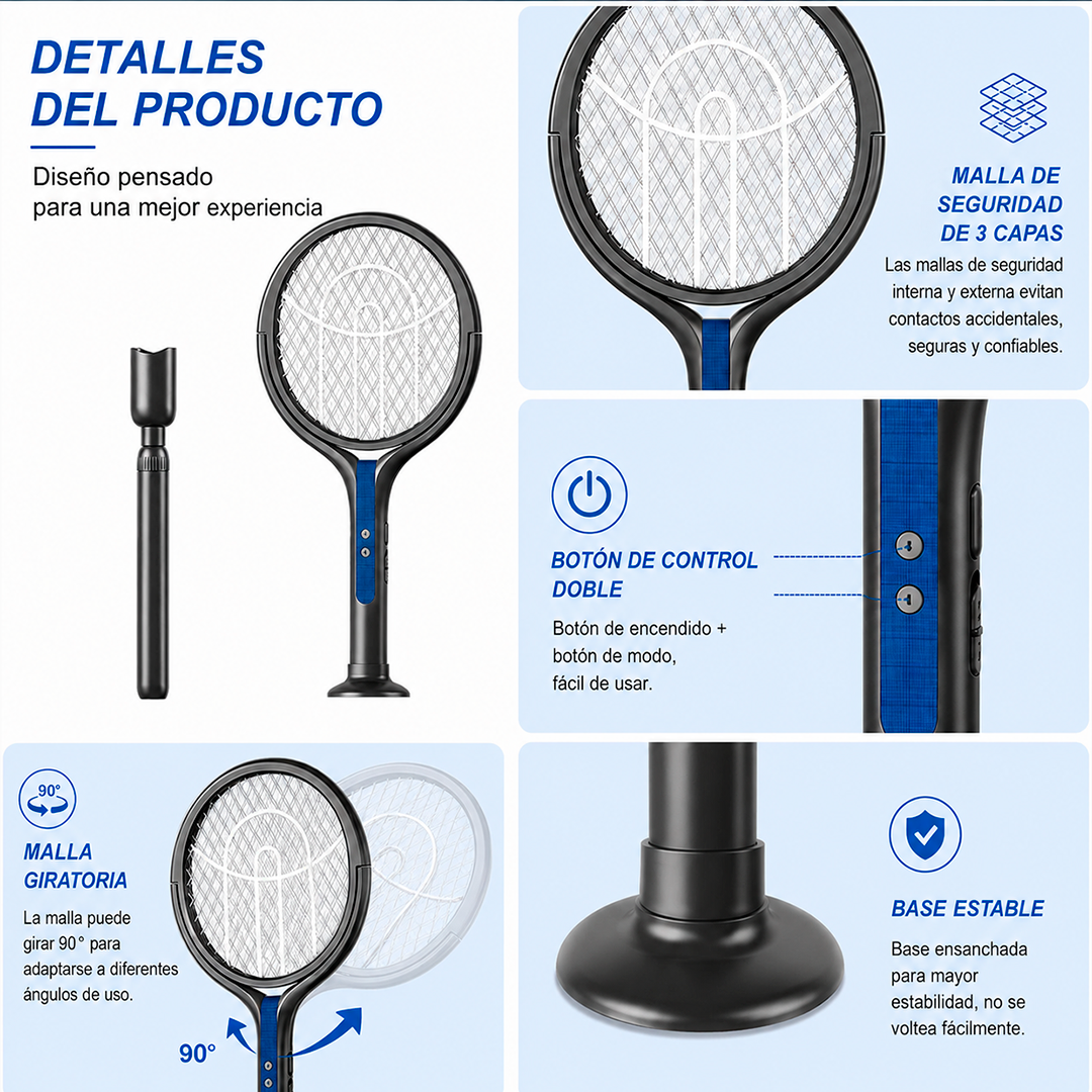 Raqueta Eléctrica VIP para Zancudos