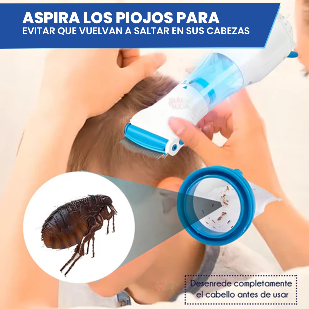 Aspirador Eléctrico - Quita Piojos y Liendres