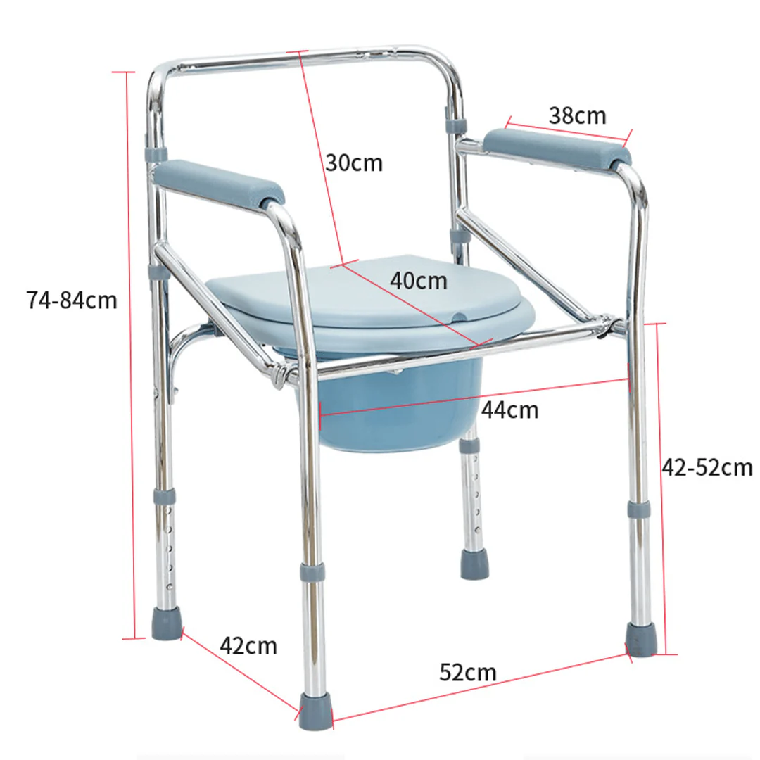 Silla - Inodoro Portátil - Para Personas con Movilidad Reducida